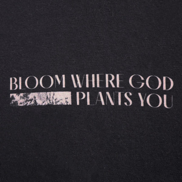 T-shirt Bloom - Noir - Texte